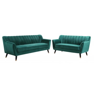 (Clearance) Faux leather Sofa Set FSF1095